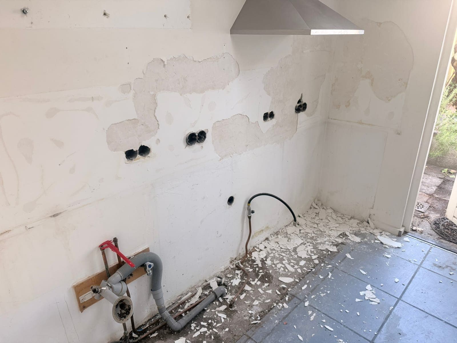 Na: Keuken gedemonteerd